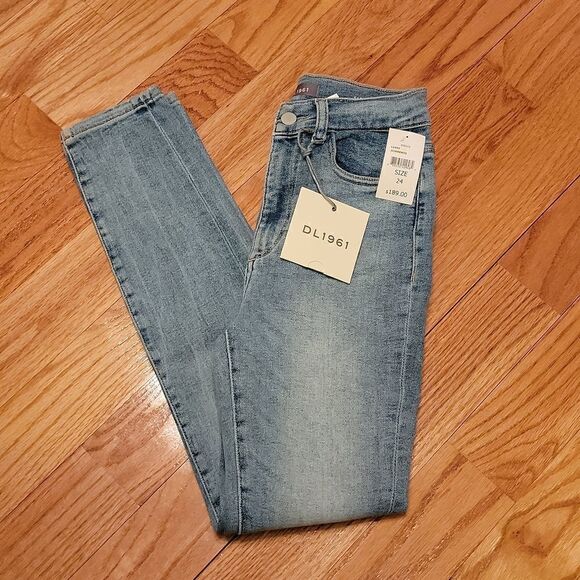 NWT DL1961 Farrow Instasculpt  High Waist Crop Sorrento Skinny Jeans Sz 24 $189 - Picture 5 of 10